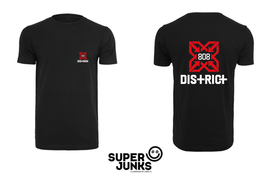 808 DISTRICT BLACK T-SHIRT