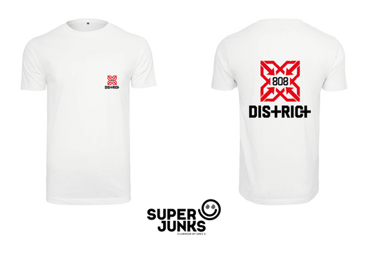 808 DISTRICT WHITE T-SHIRT